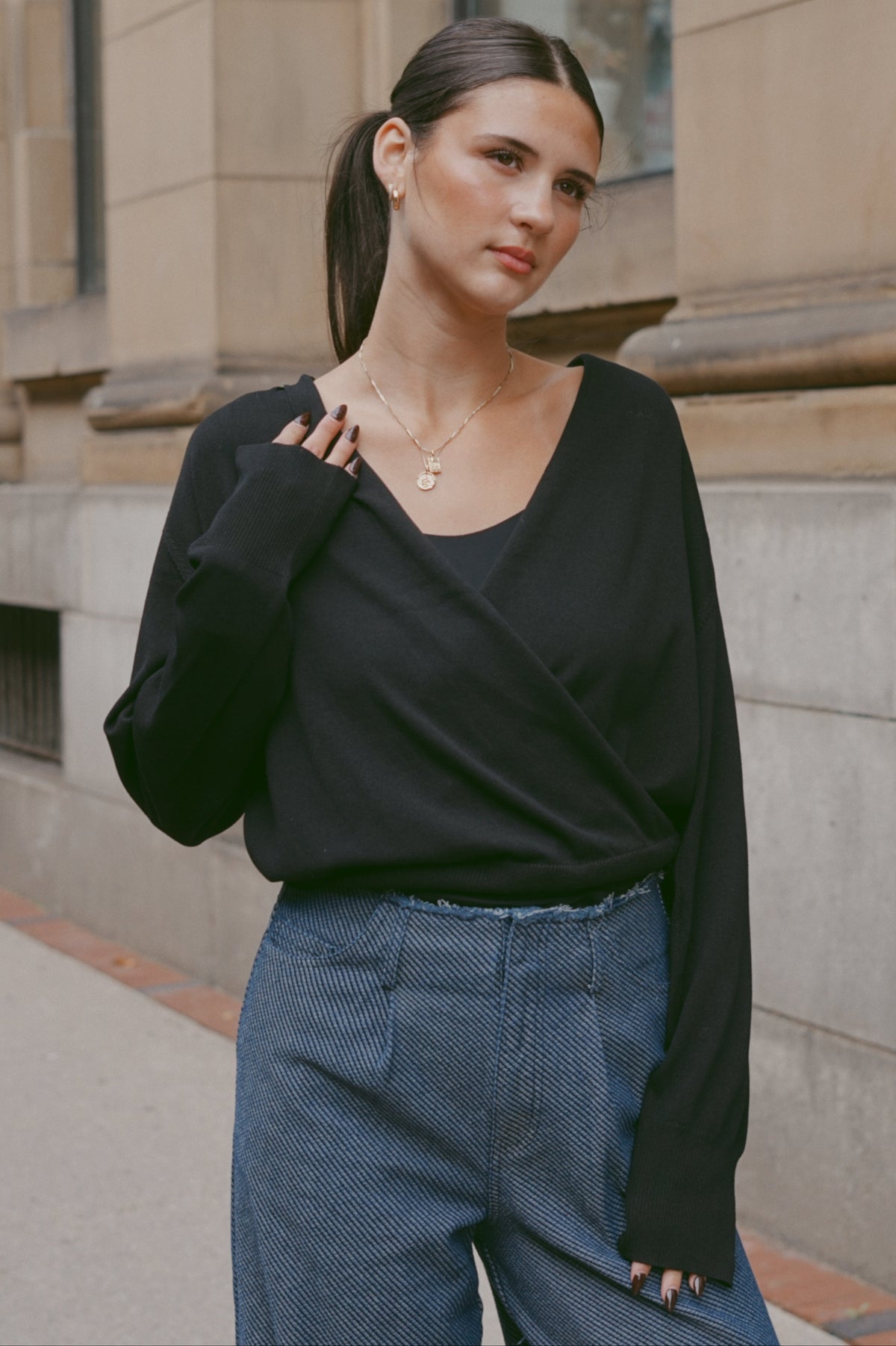 After Dark Wrap Sweater