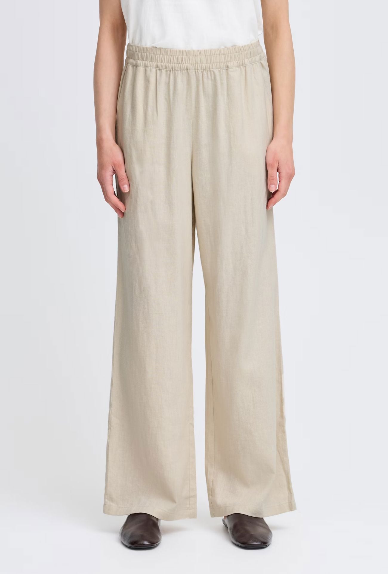 OAT LINEN BLEND PANT PANT B YOUNG