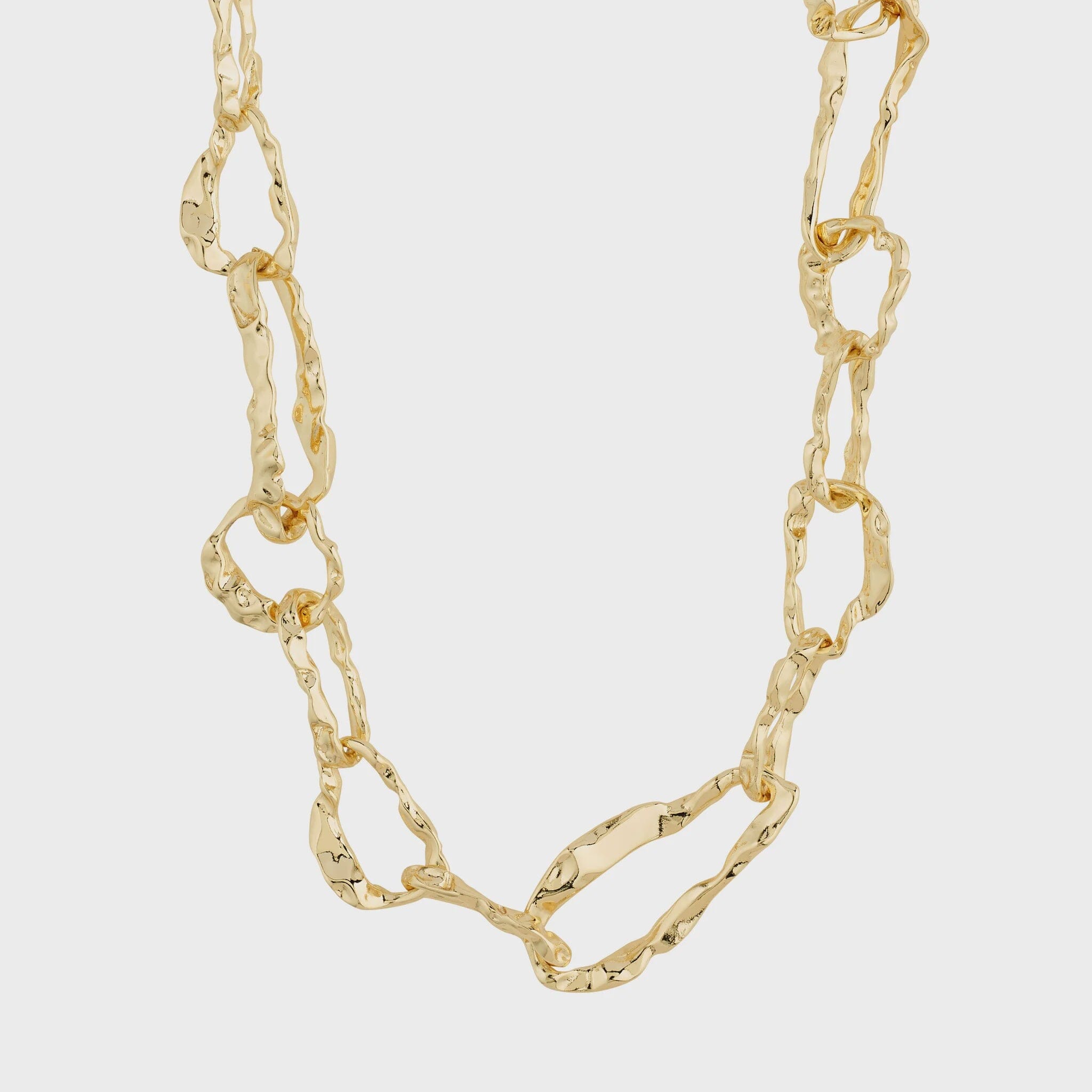 PILGRIM BELIEVE GOLD CHAIN NECKLACE, PILGRIM, gold plated statement necklace, chunky gold chain