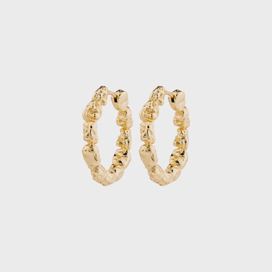 TIDE TEXTURED HOOPS Jewelry PILGRIM