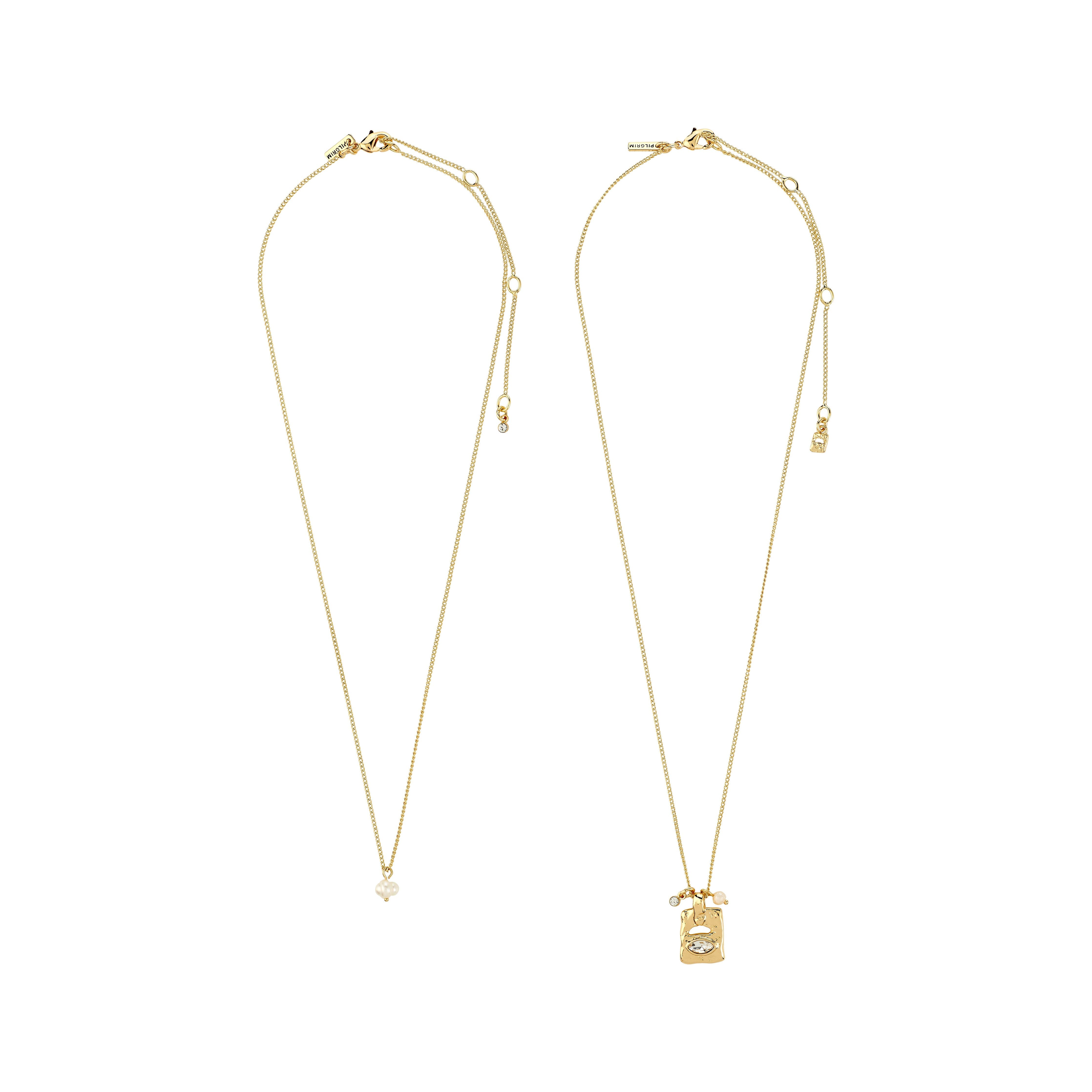 crystal accent necklace