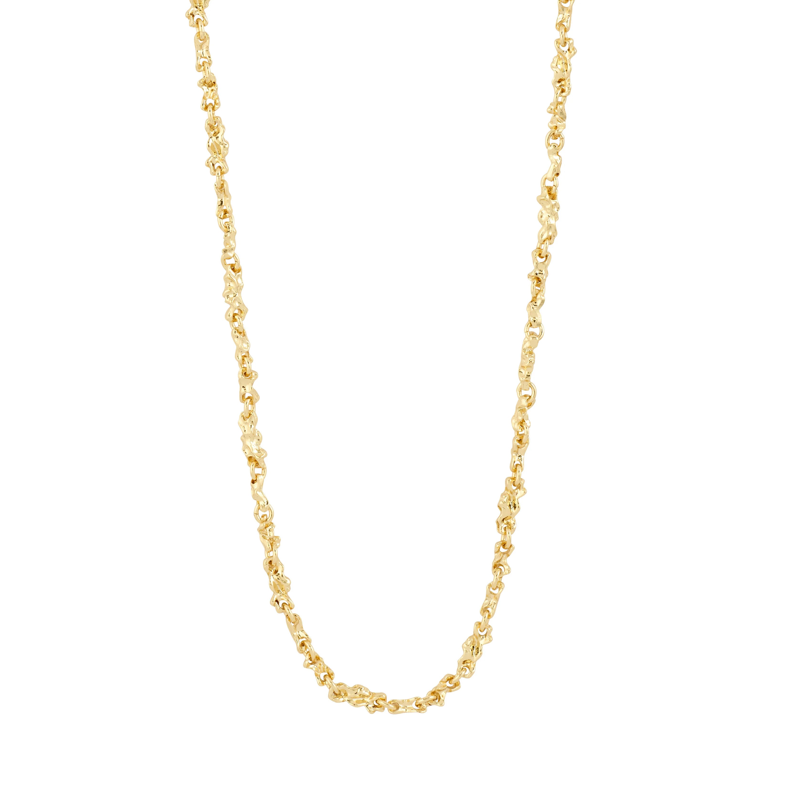 everyday necklace for layering, textured gold chain, fashion jewelry necklace, gold chain necklace for women