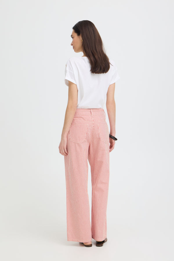 wide leg summer trousers, women’s resort wear pants, relaxed fit striped pants, beach vacation outfit pants, everyday striped trousers