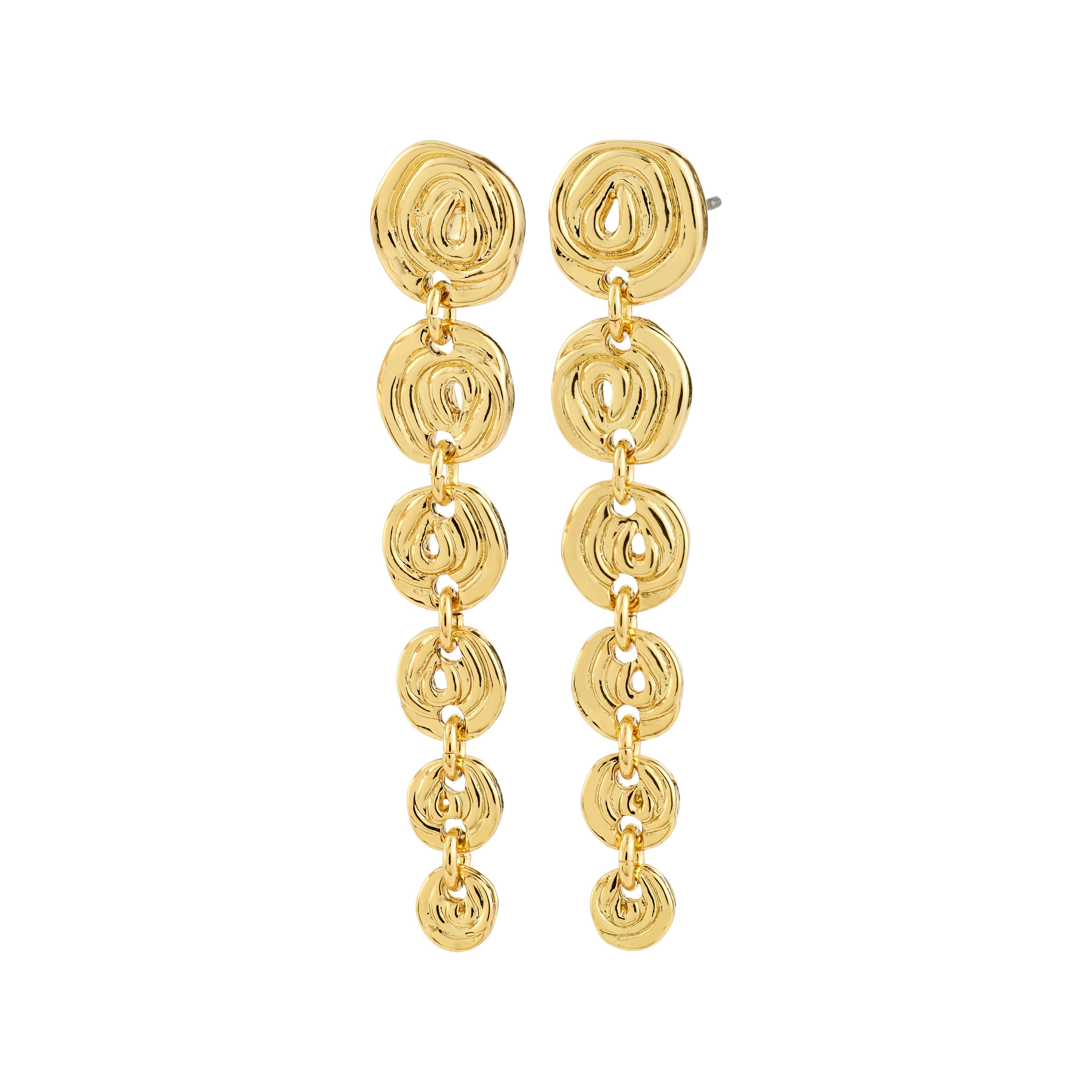 everyday statement earrings, fashion gold earrings, gold plated earrings