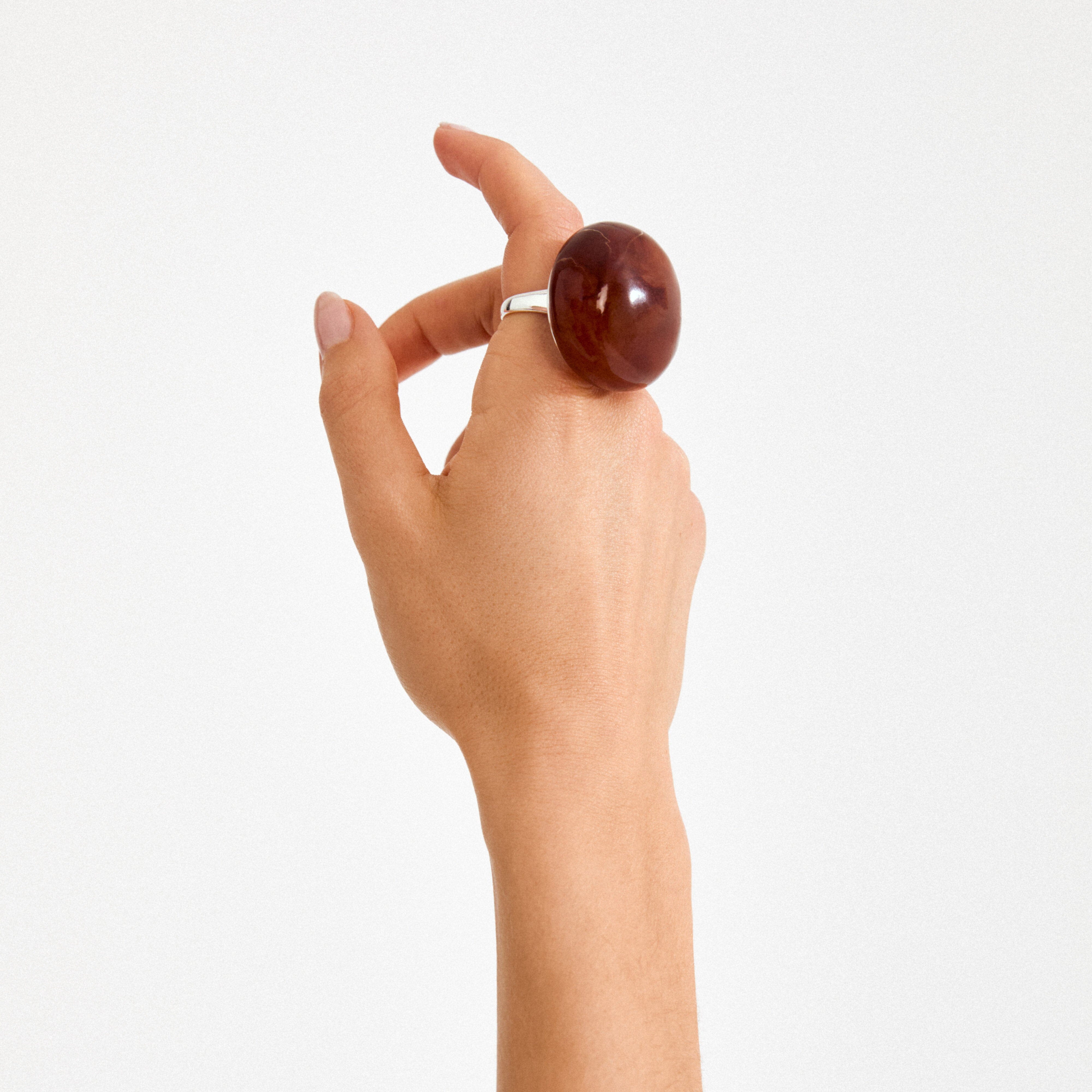 minimalist statement ring, women’s silver plated ring, fashion ring accessory