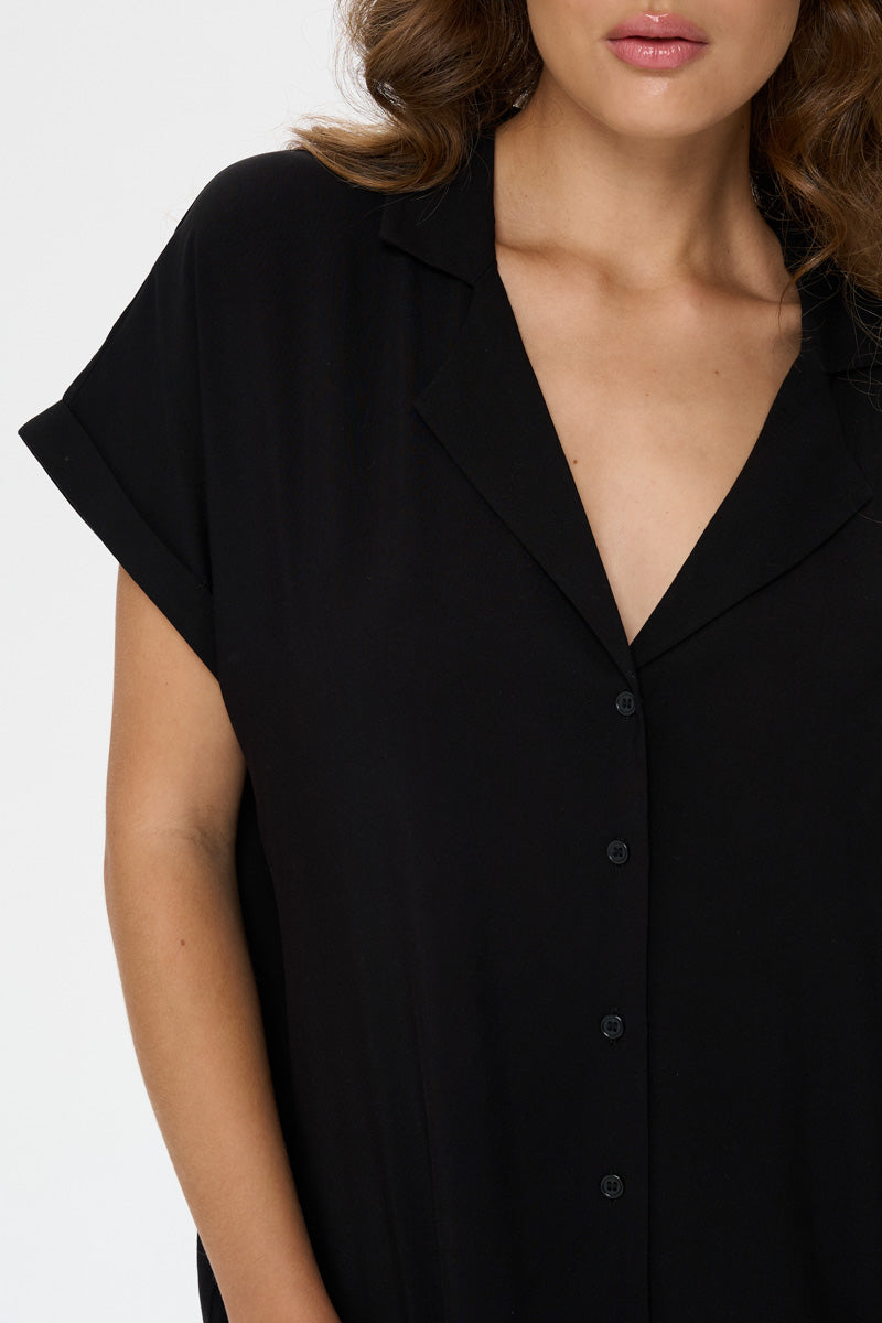 trendy black blouse women, LORDON women’s fashion