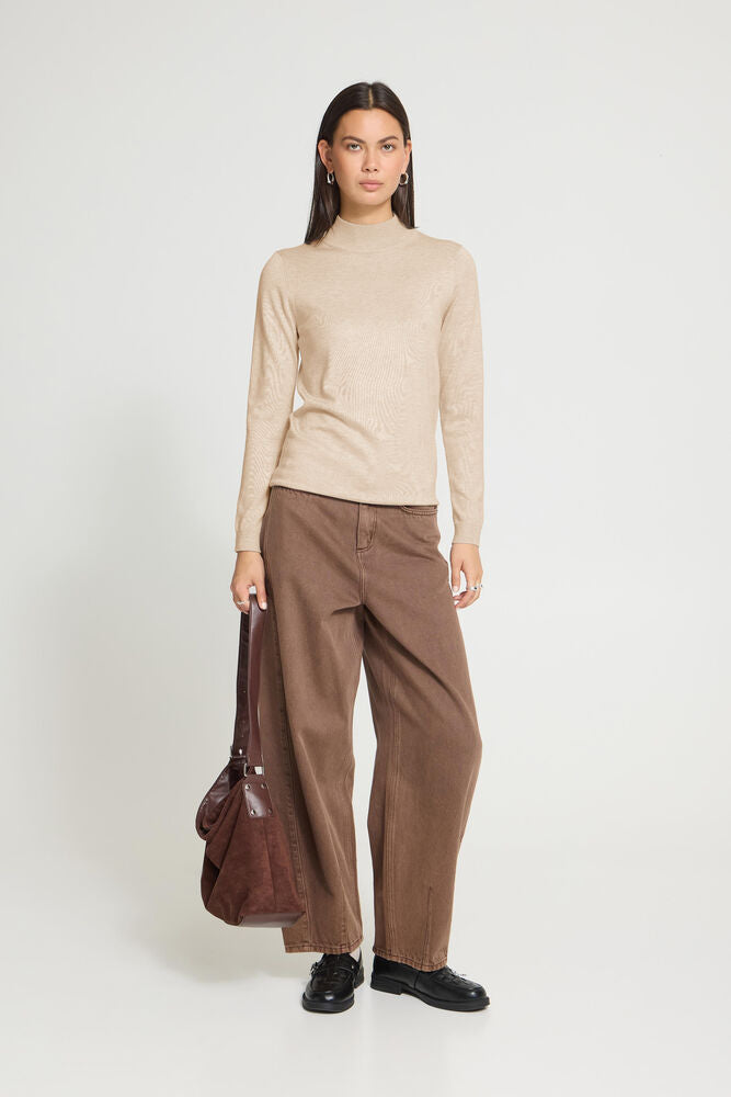 BLYTHE TURTLENECK- BEIGE