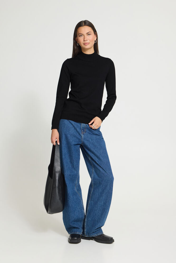 BLYTHE TURTLENECK- BLACK
