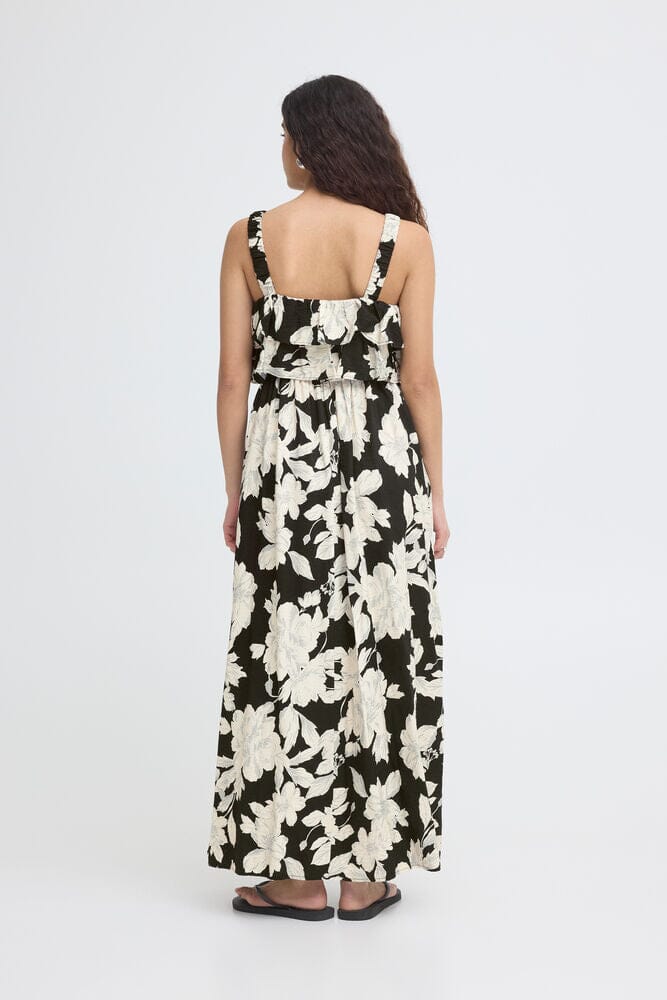 floral dress for day to night, feminine maxi dress women