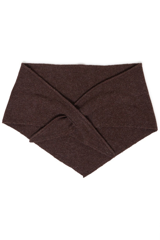 The Sienna Triangle Scarf- Brown