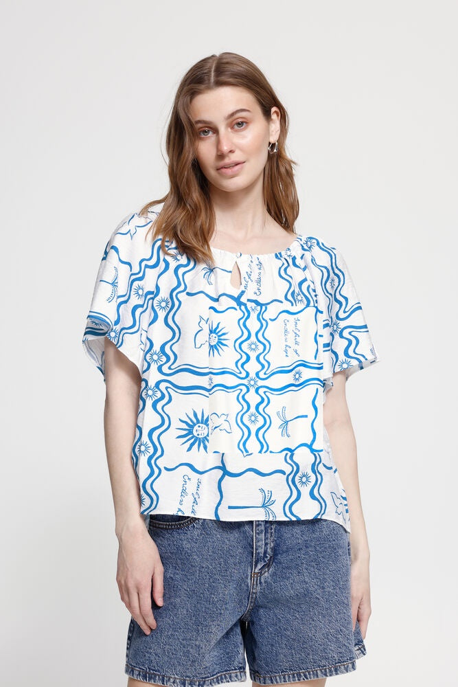 SOLARO PRINT TOP