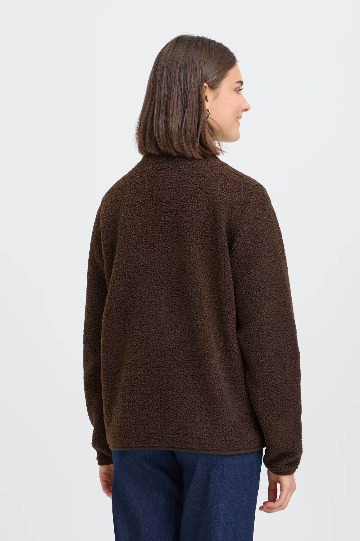 KESWICK SHERPA JACKET- CHOCOLATE