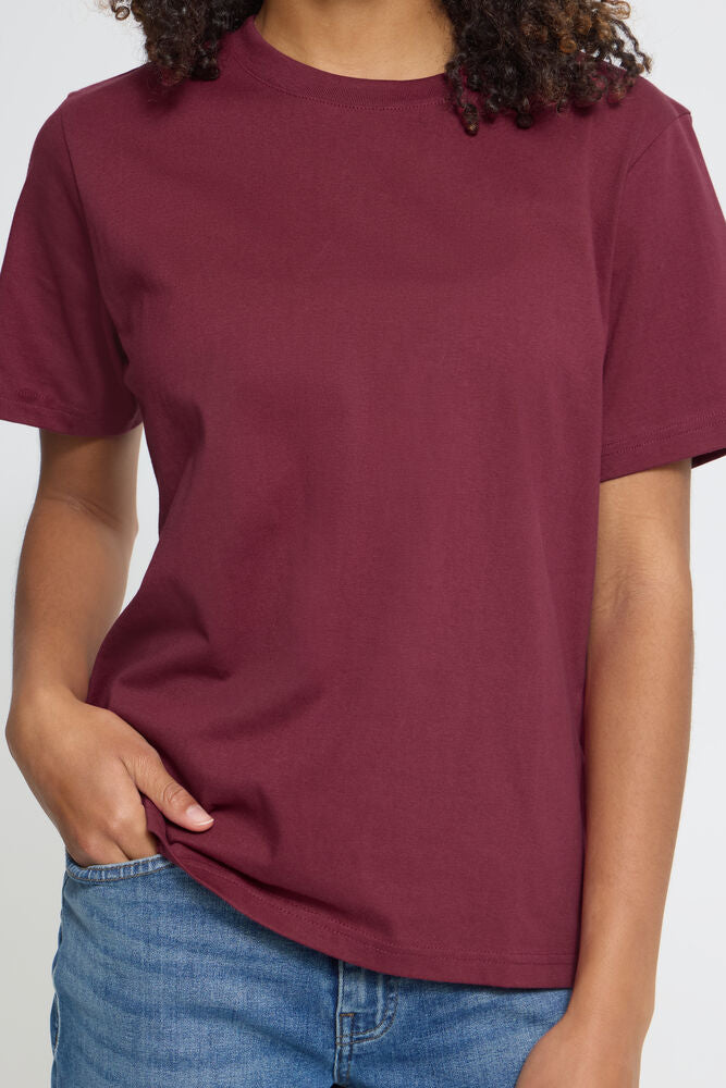 PALMER LOOSE TSHIRT (BURGUNDY)