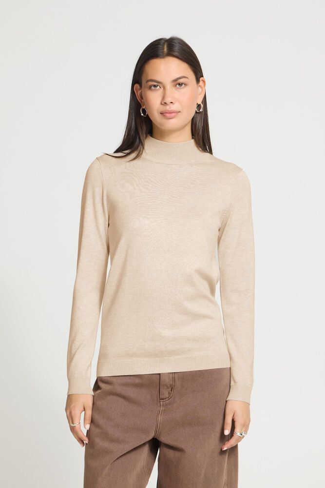BLYTHE TURTLENECK- BEIGE