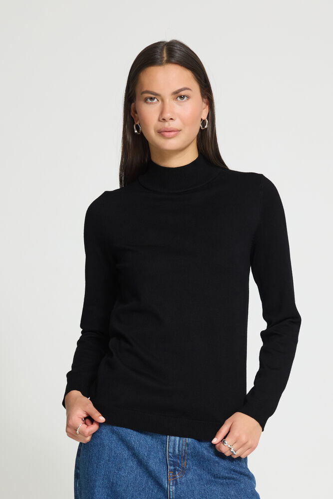 BLYTHE TURTLENECK- BLACK