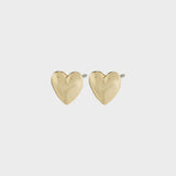 SOPHIA GOLD HEART EARRINGS Jewelry PILGRIM 