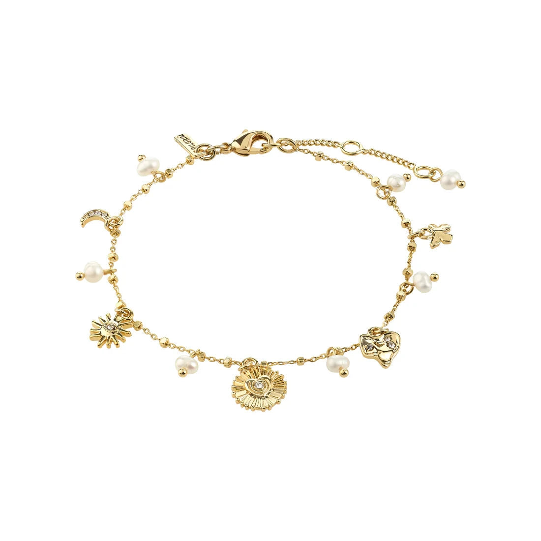 layered bracelet gold, playful gold bracelet, adjustable gold bracelet, crystal gold bracelet