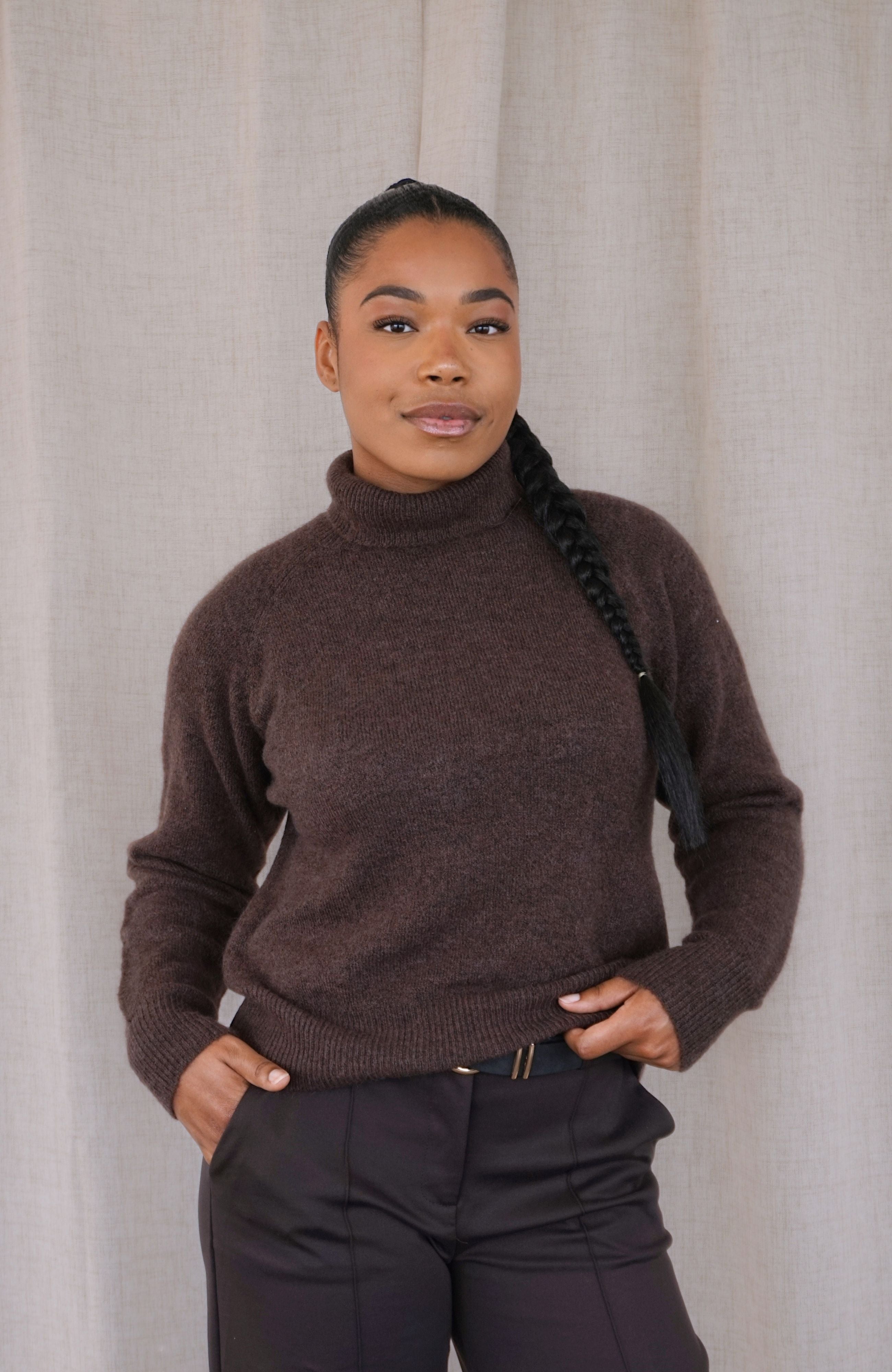 CLASSIC TURTLENECK (CHOCOLATE)