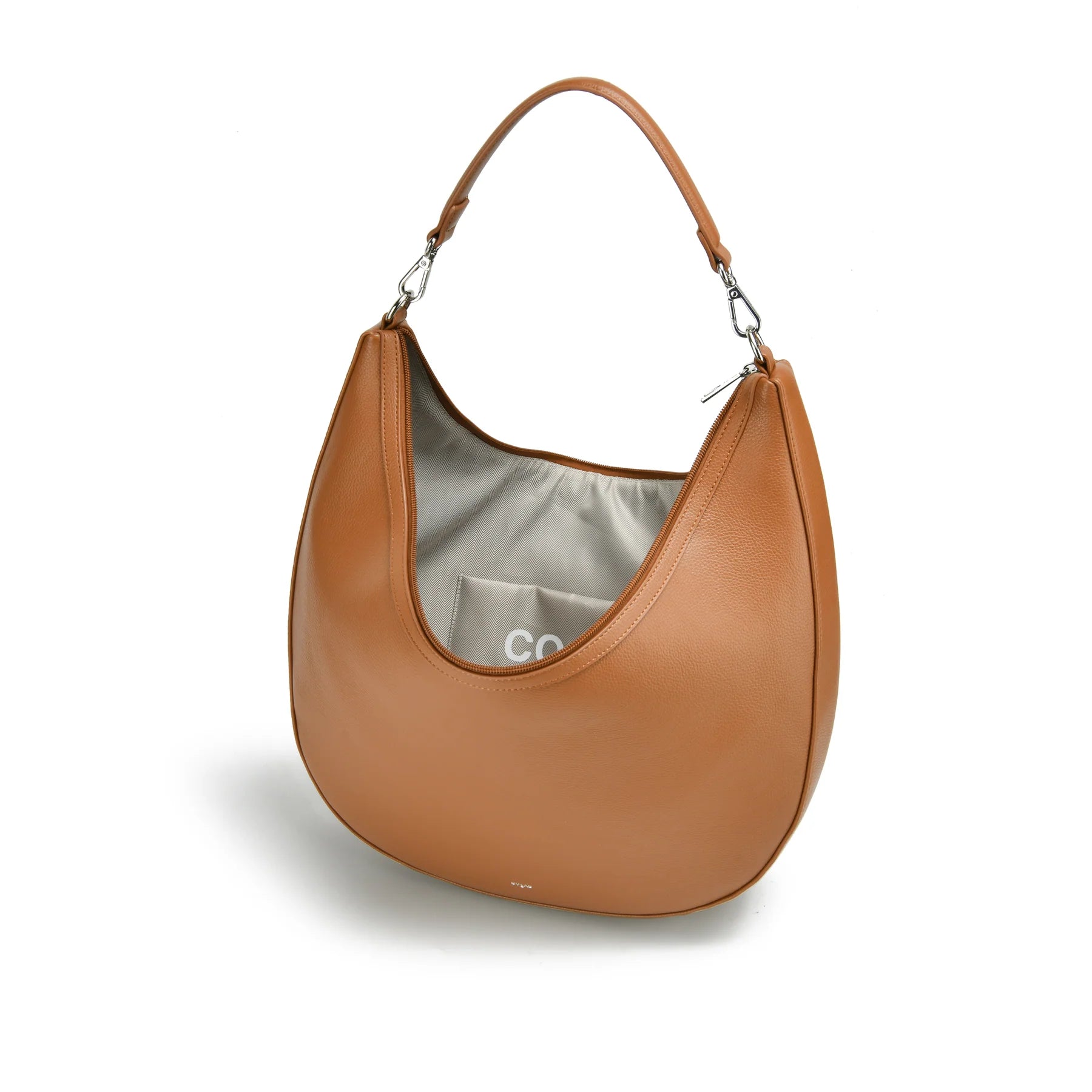 versatile neutral bag, relaxed fit handbag brown, off duty handbag brown, classic brown purse women, caramel everyday handbag