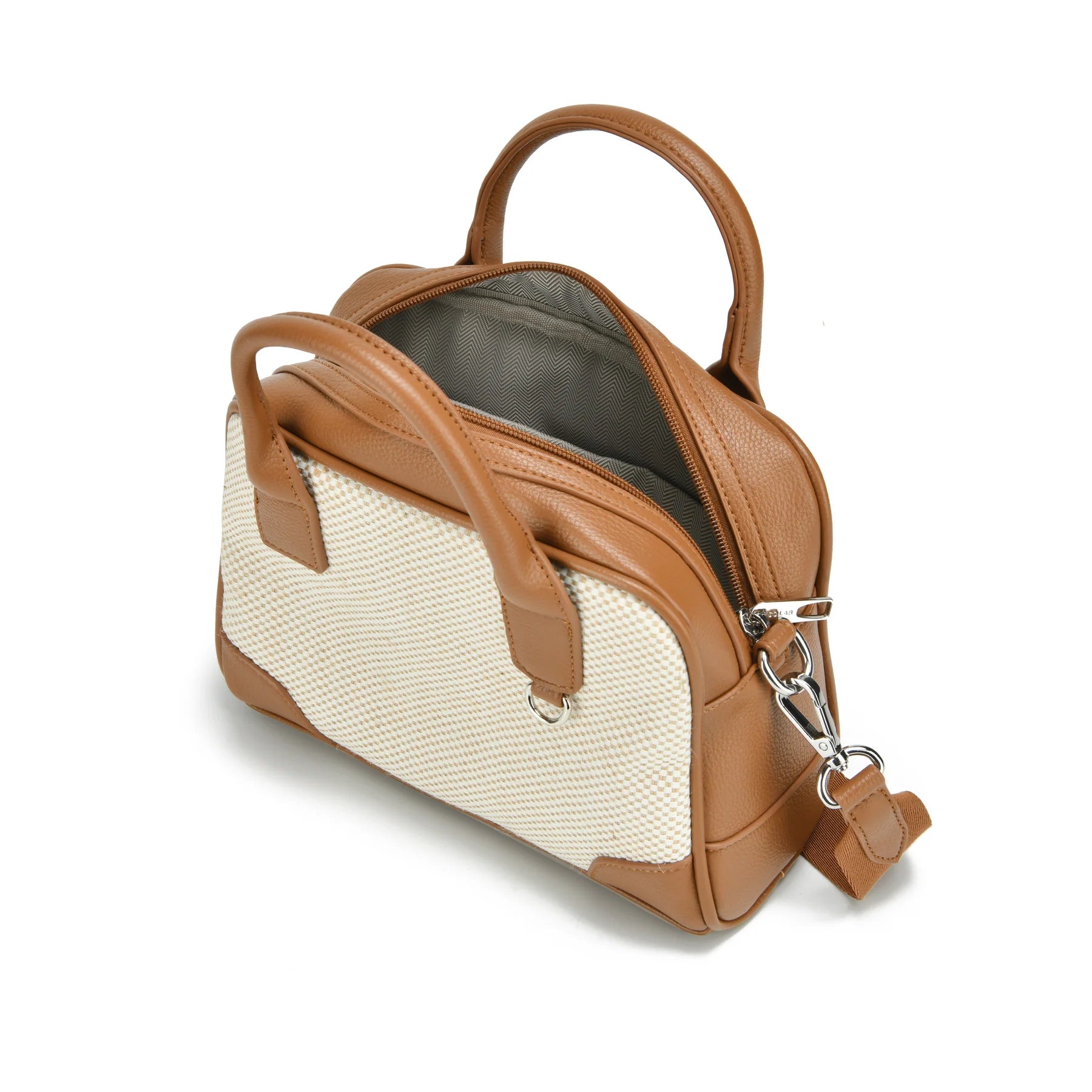 versatile small handbag women, woven texture handbag