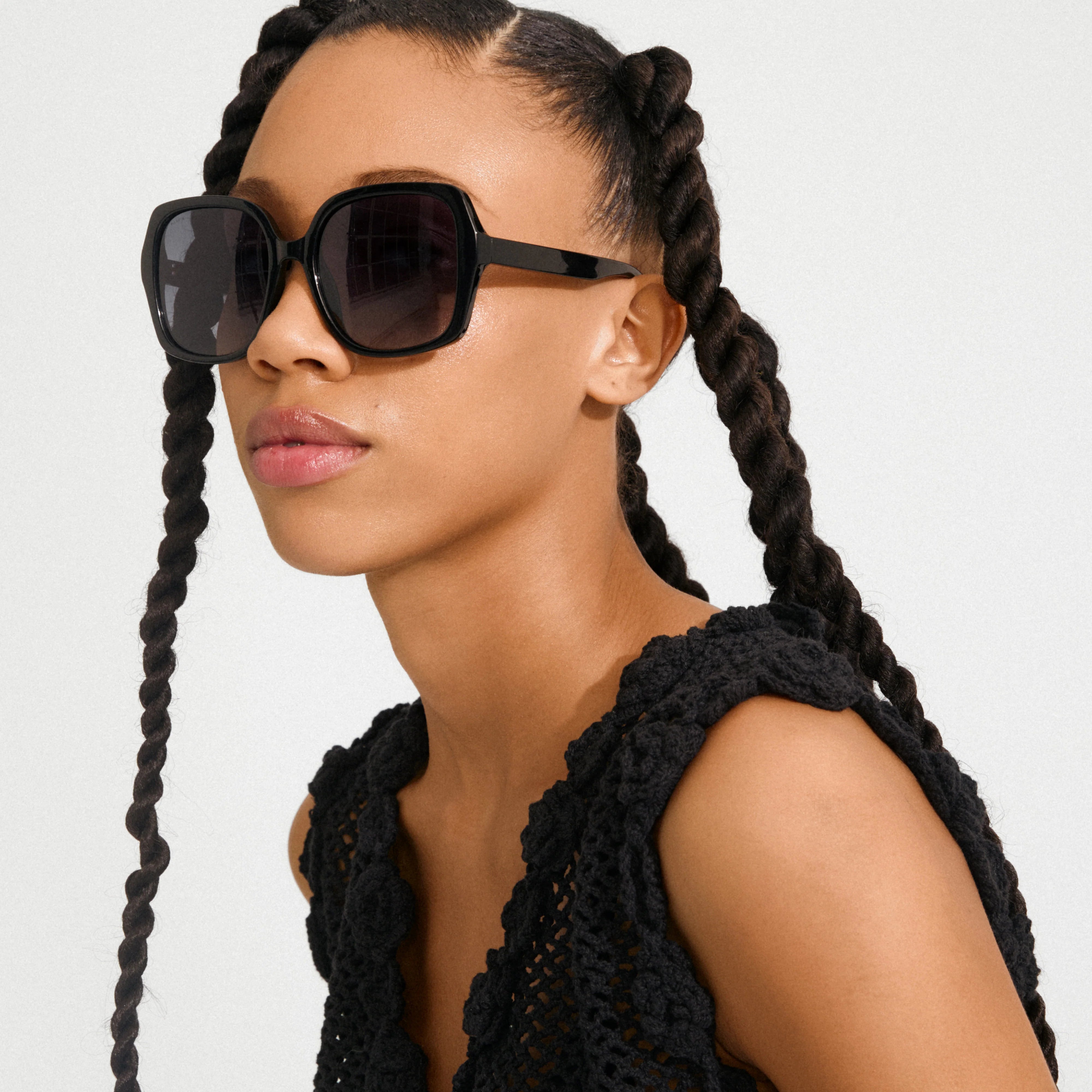 summer sunglasses women, bold frame sunglasses, minimalist eyewear women