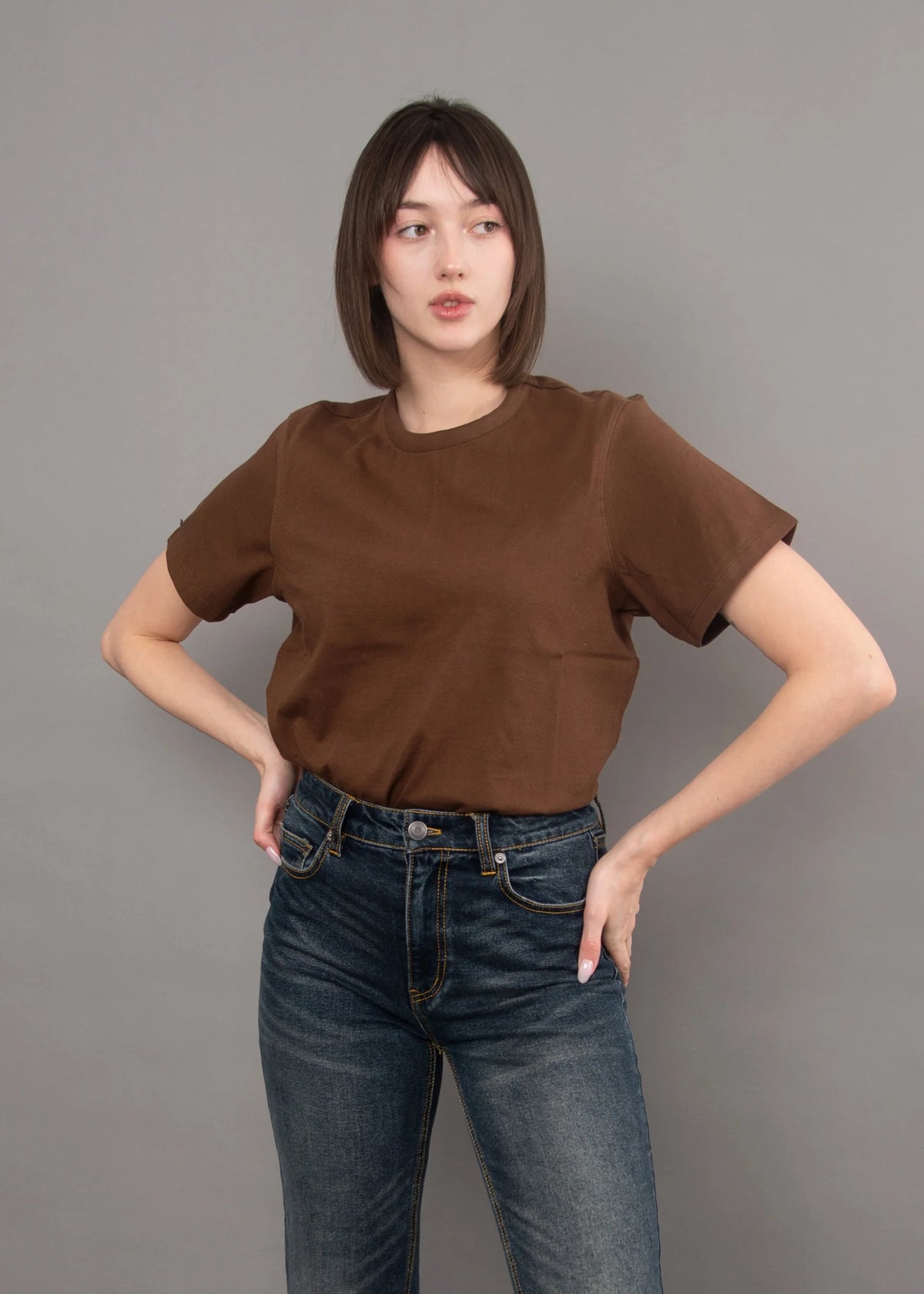 Keaton Tee- Nutmeg