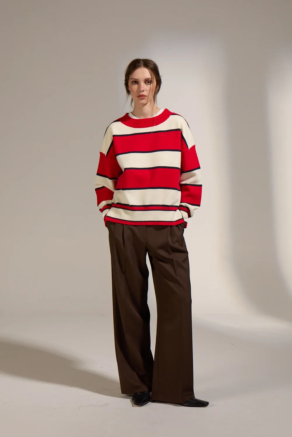 ROMY STRIPE SWEATER