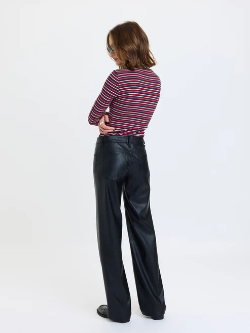 KEEPER LOW RISE LEATHER PANT