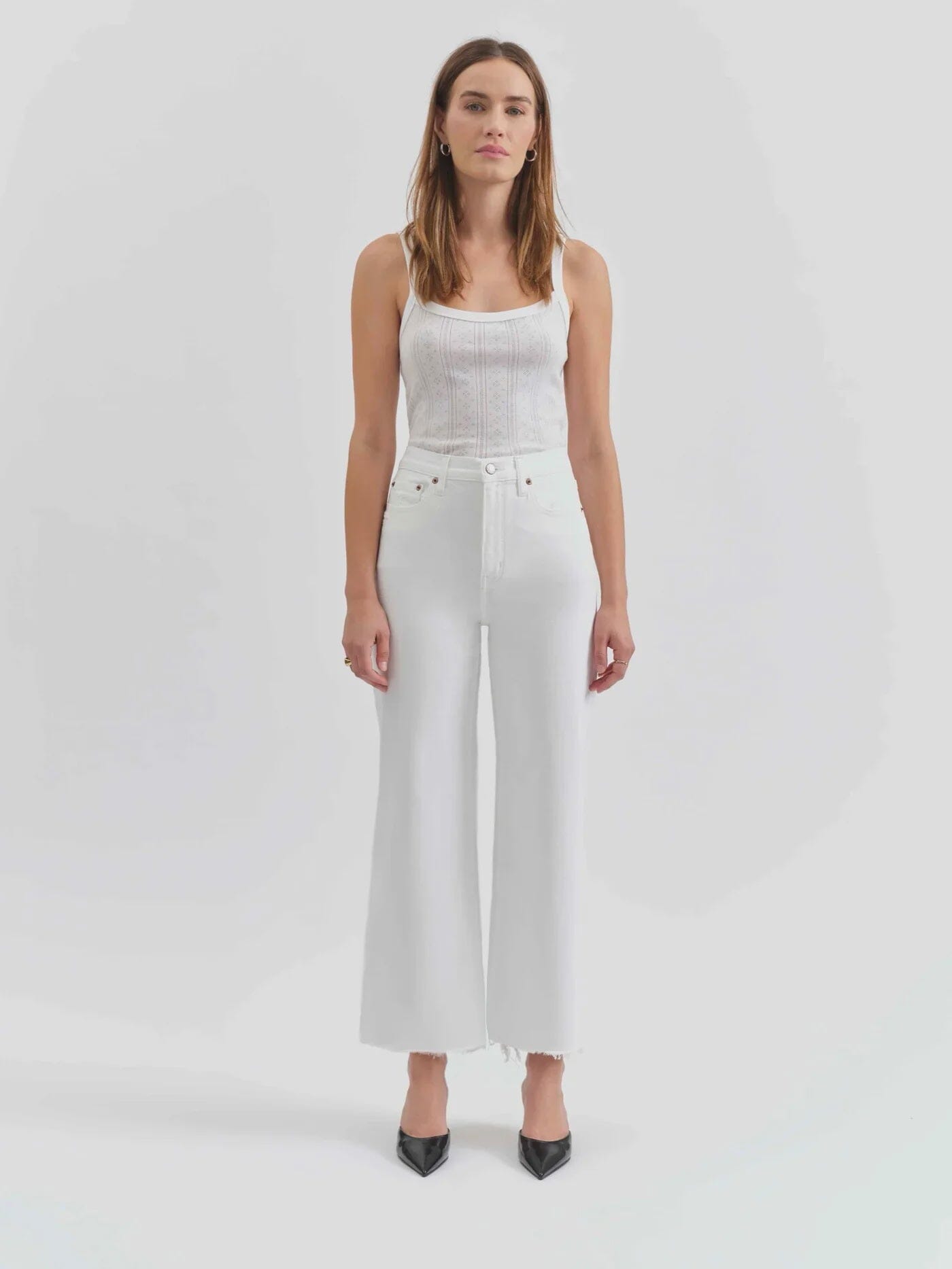 HIGH RISE WIDE ANKLE JEAN (MARSHMALLOW) Jeans DAZE