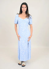SOFT BLUE MAXI DRESS Dress RD STYLE 