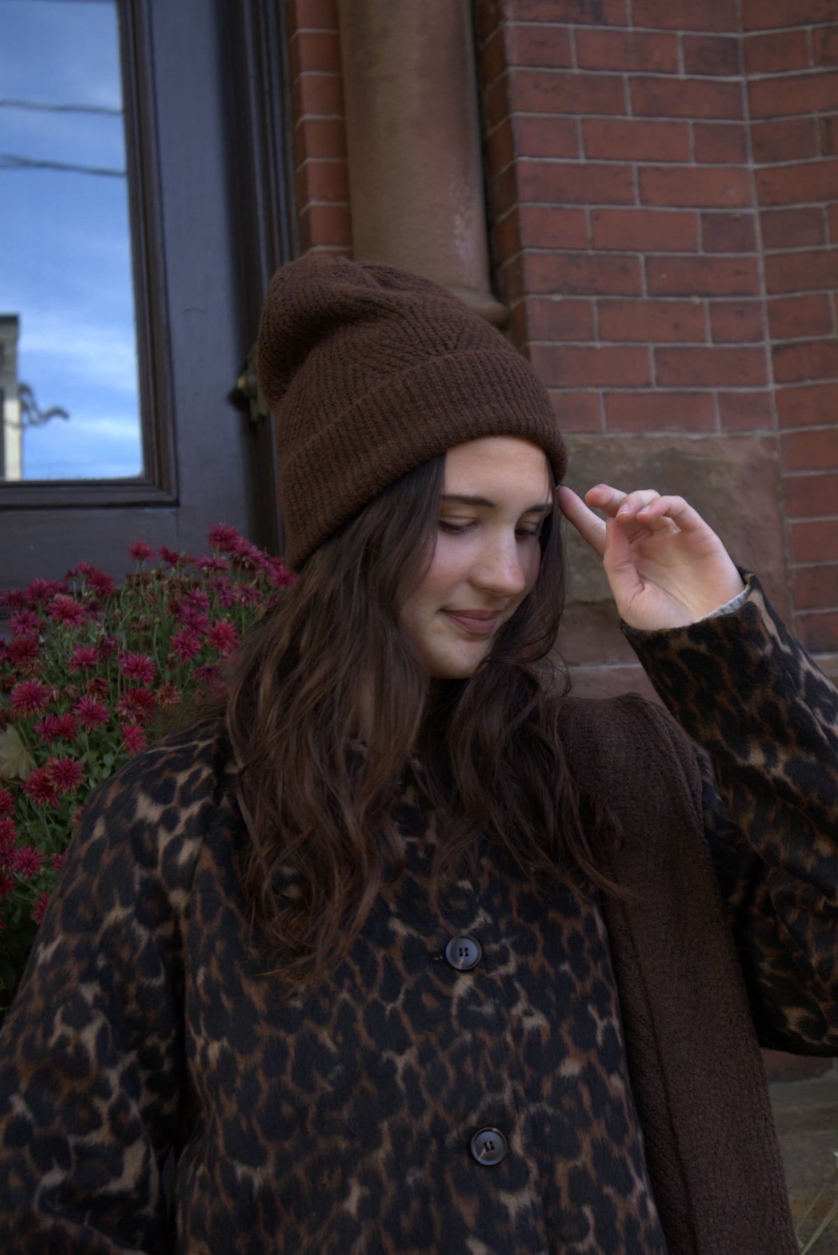 The Briar Cable Beanie- brown
