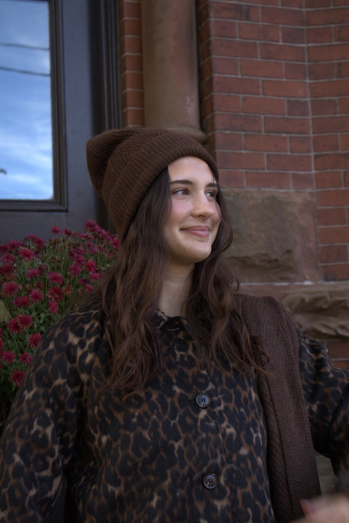 The Briar Cable Beanie- brown