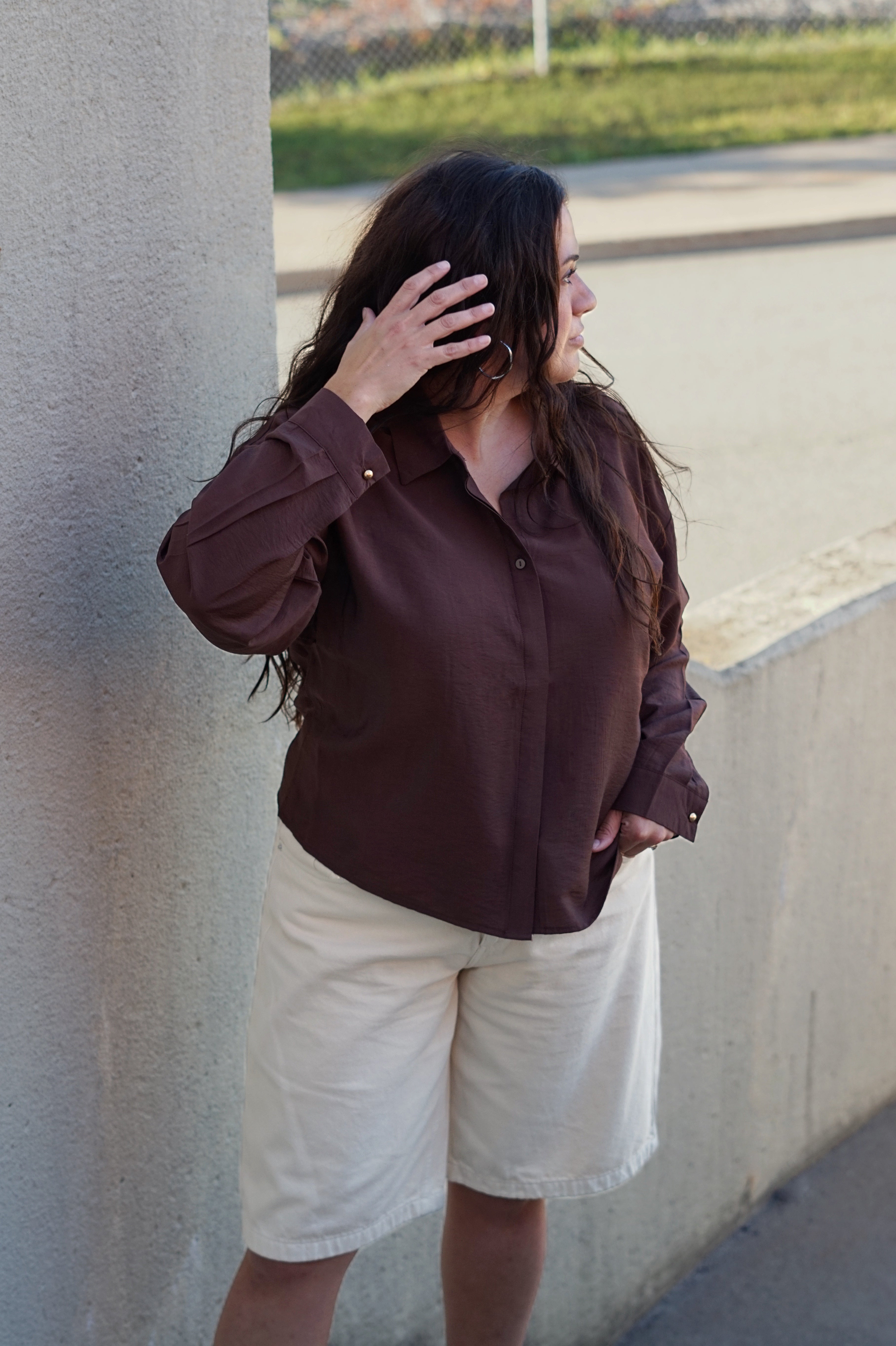 Celeste Brown Blouse