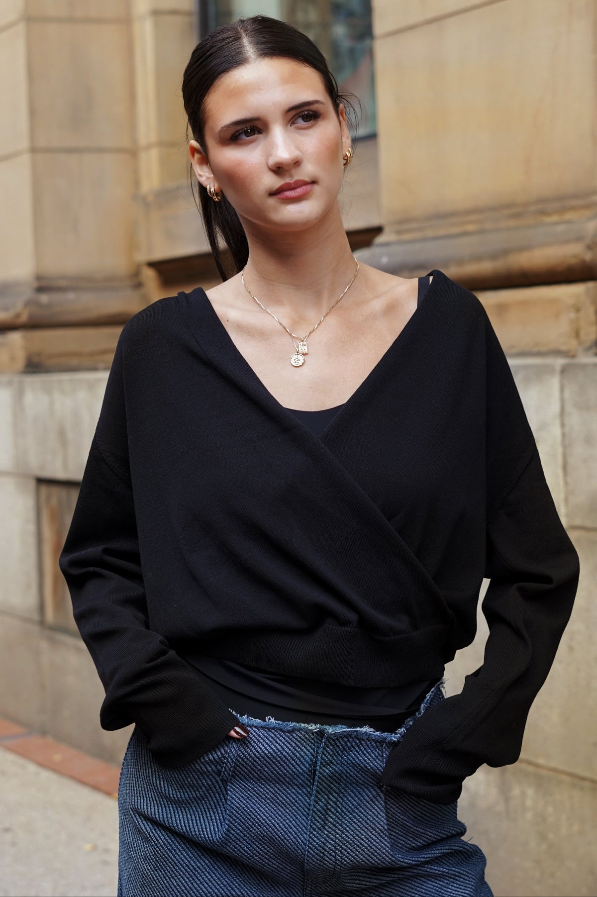 After Dark Wrap Sweater