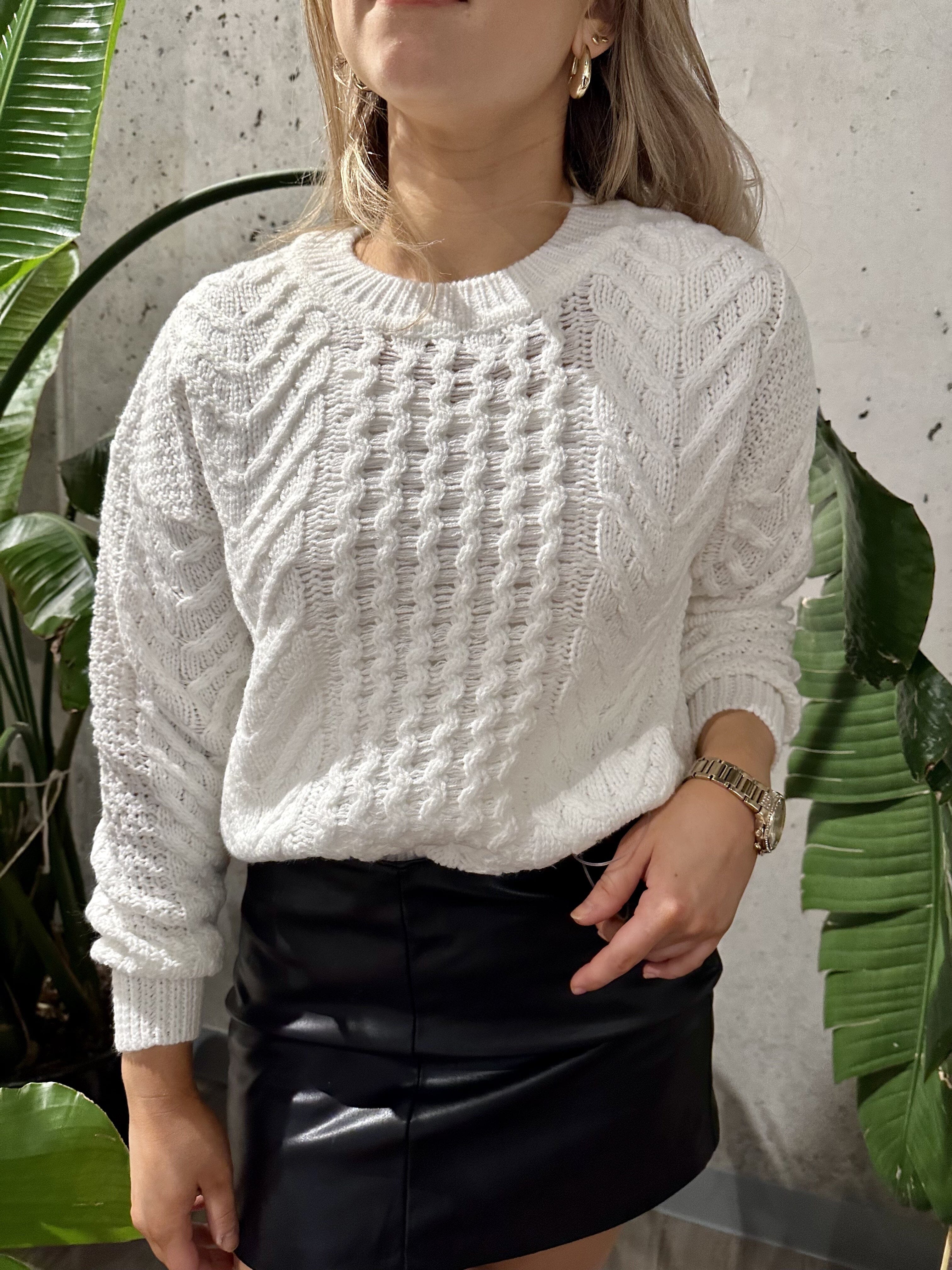 OTINKA JUMPER (OFF WHITE) Sweater B YOUNG