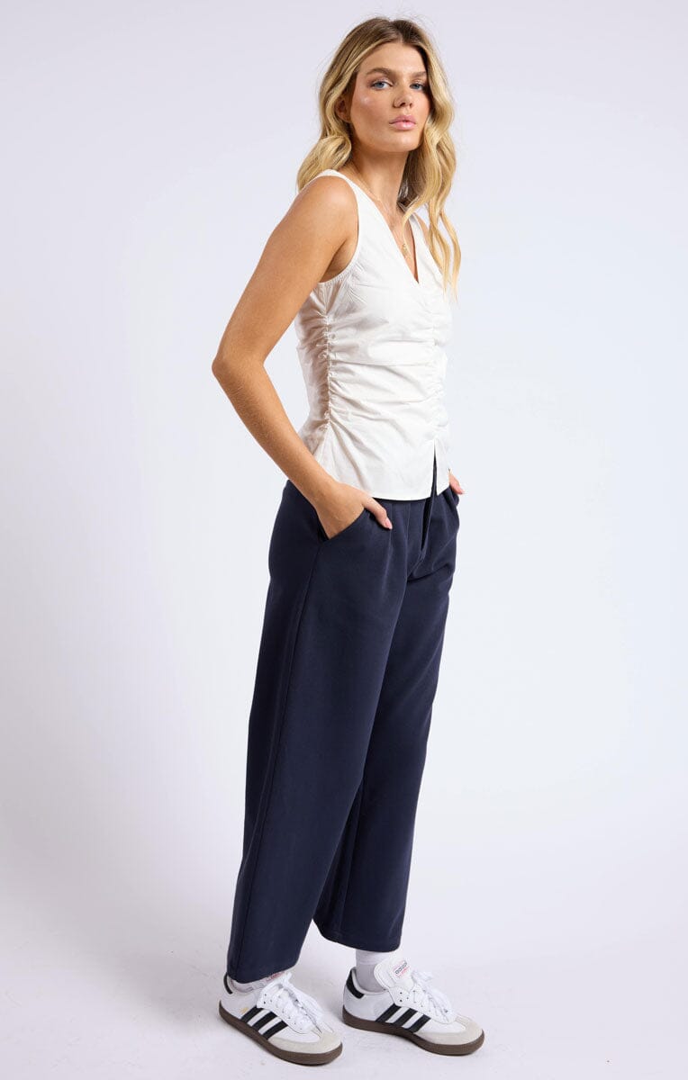 V neck white shirt