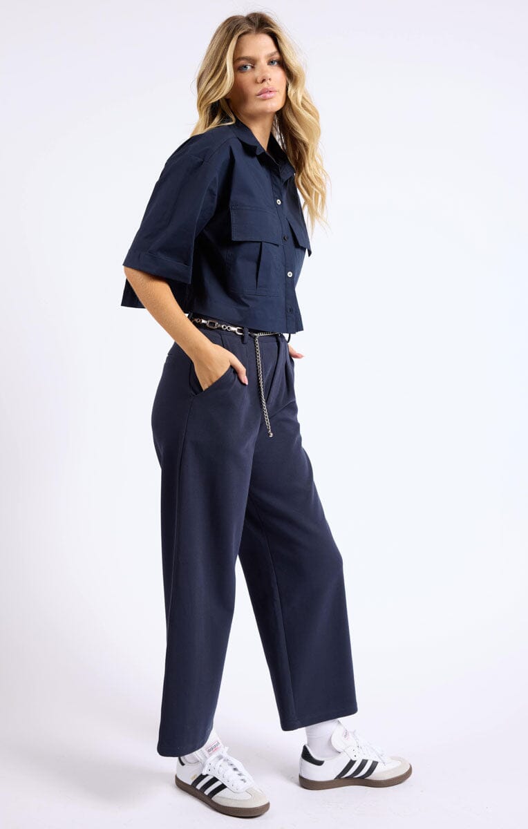 structured cotton top