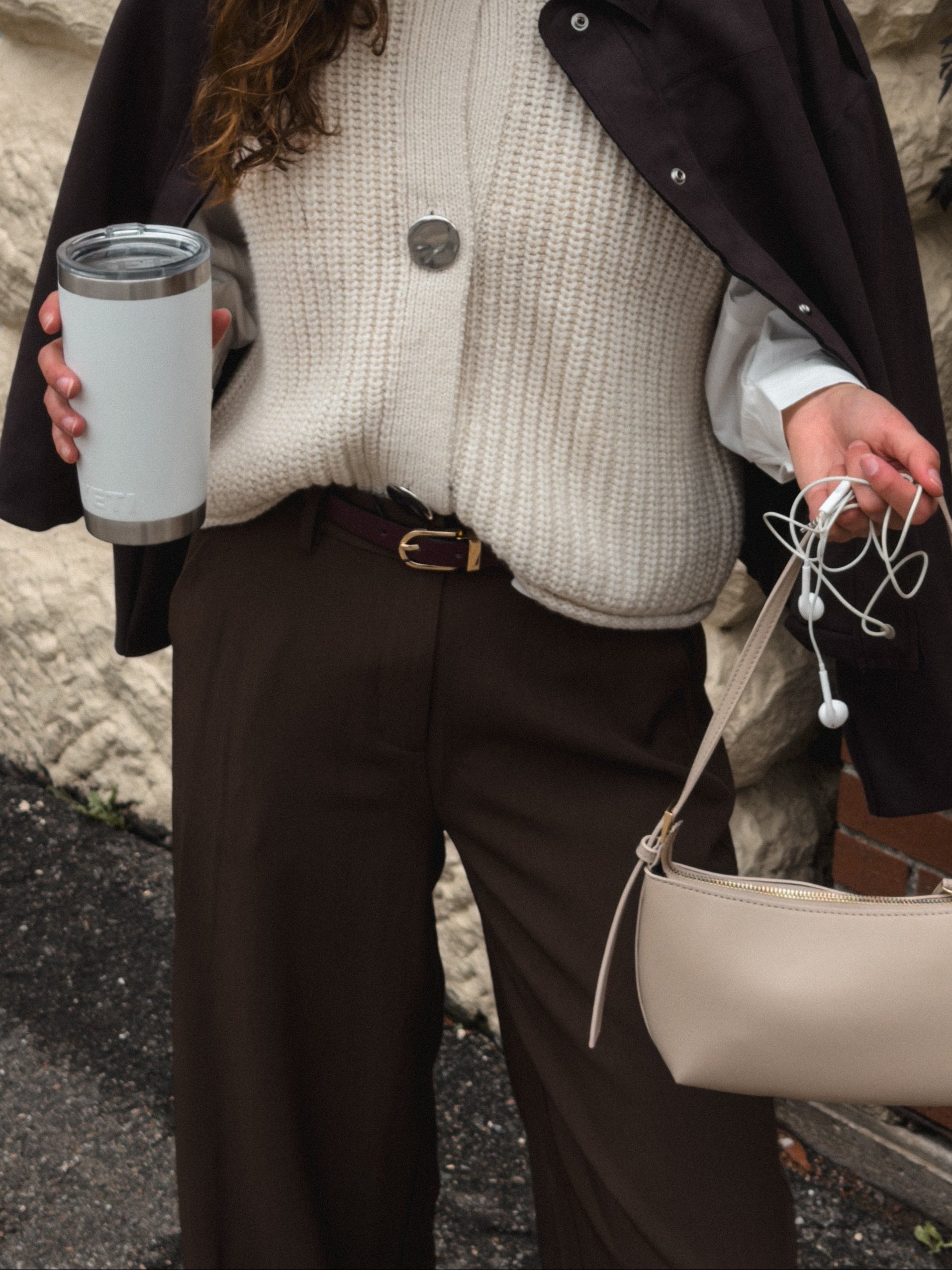 Hartley Wide-Leg Trouser- Chocolate
