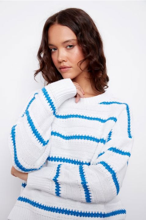 RIPPLE STRIPE KNIT