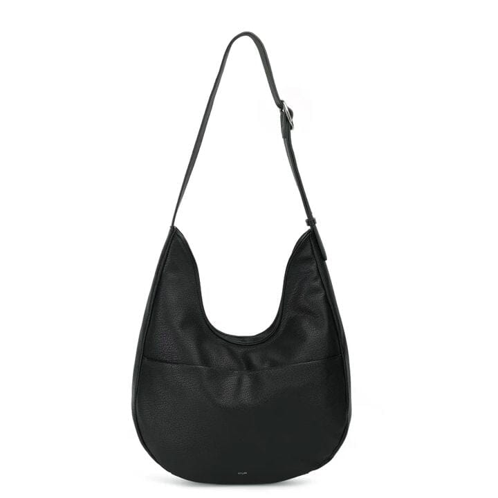 OLIVIA BLACK HOBO MESSENGER BAG Accessories COLAB