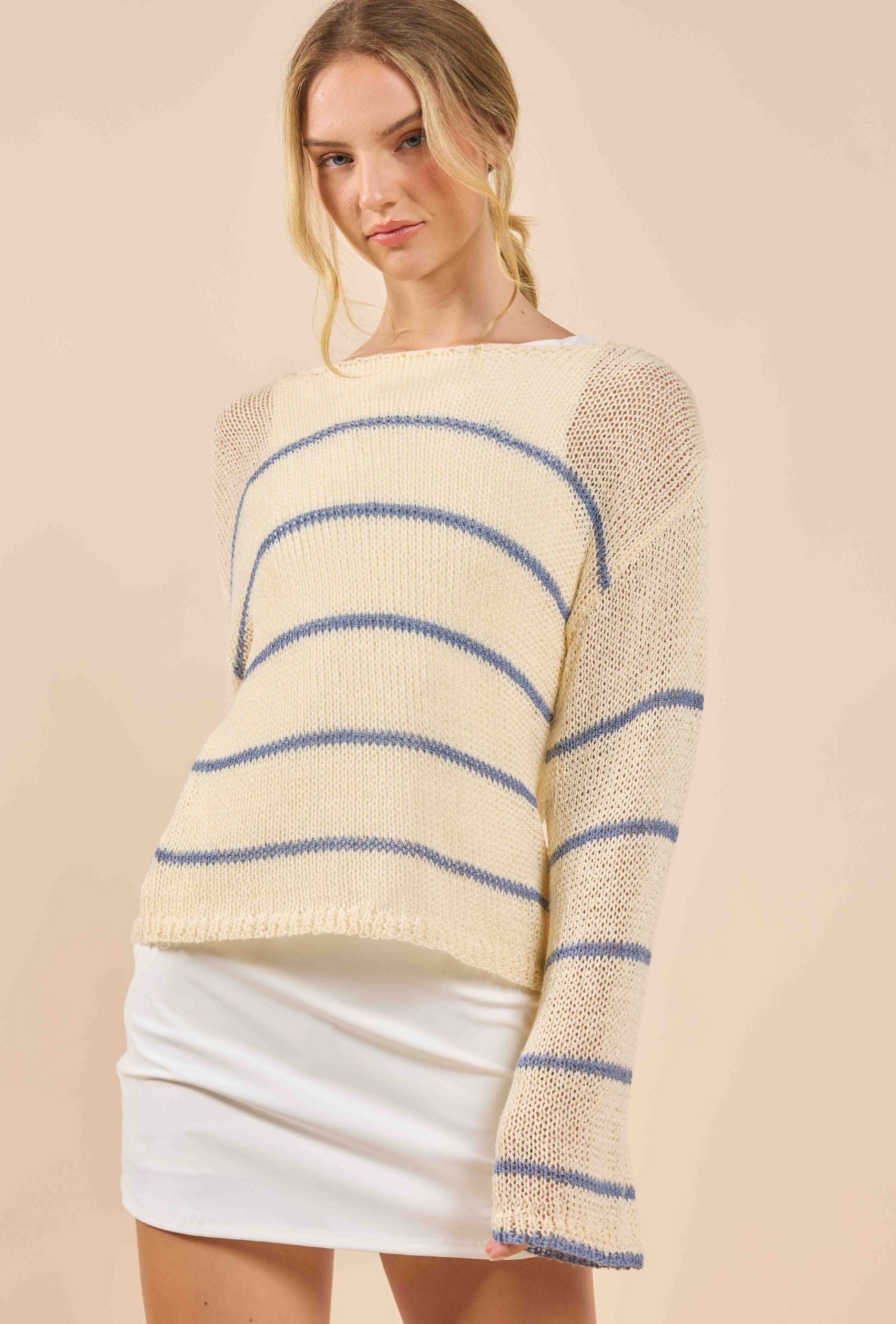 TAYLOR STRIPED KNIT SWEATER Sweater SADIE AND SAGE