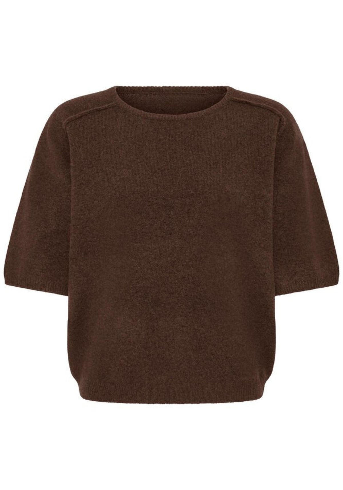 BROWN SWEATER TEE