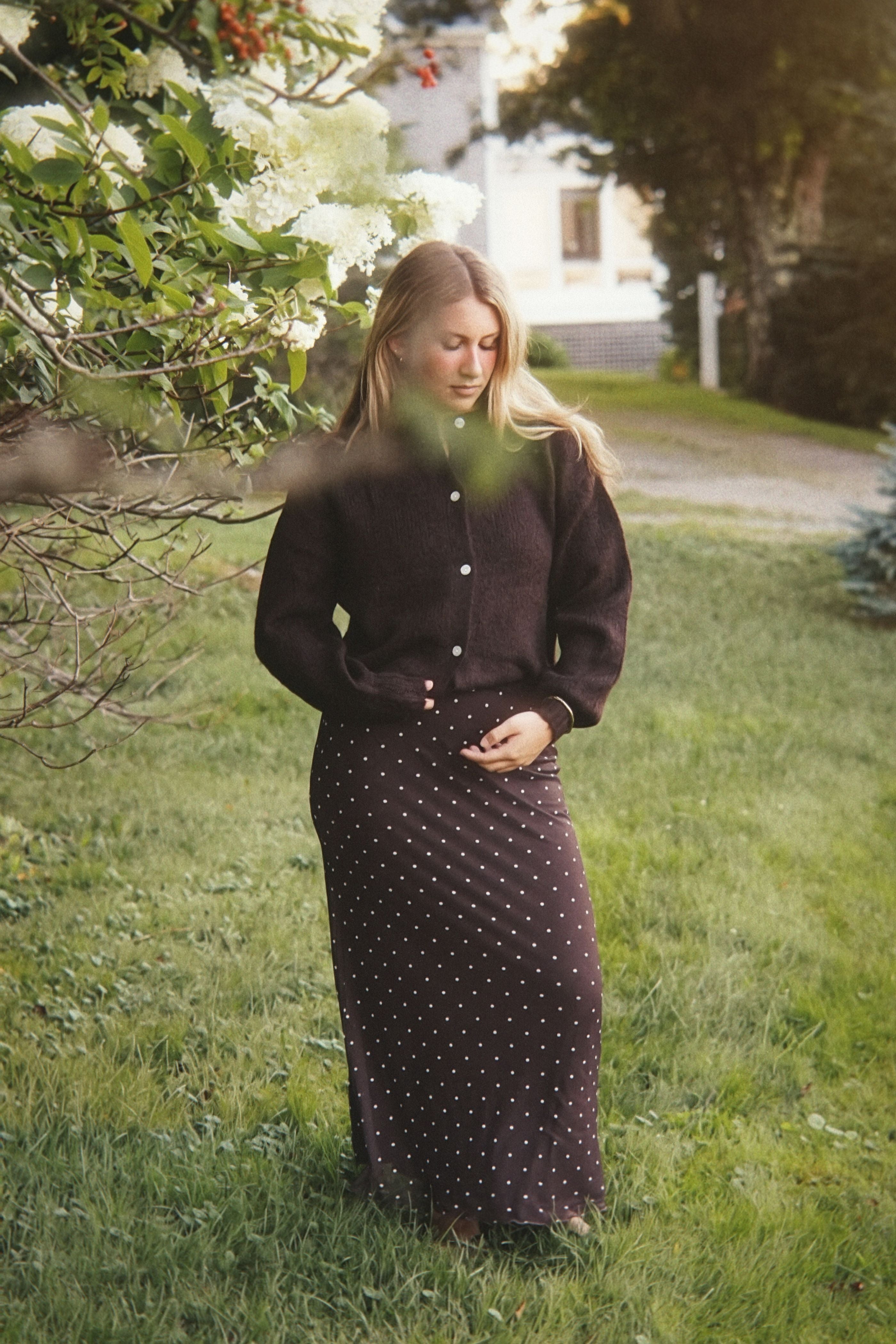 Delaney Dot Mesh Skirt
