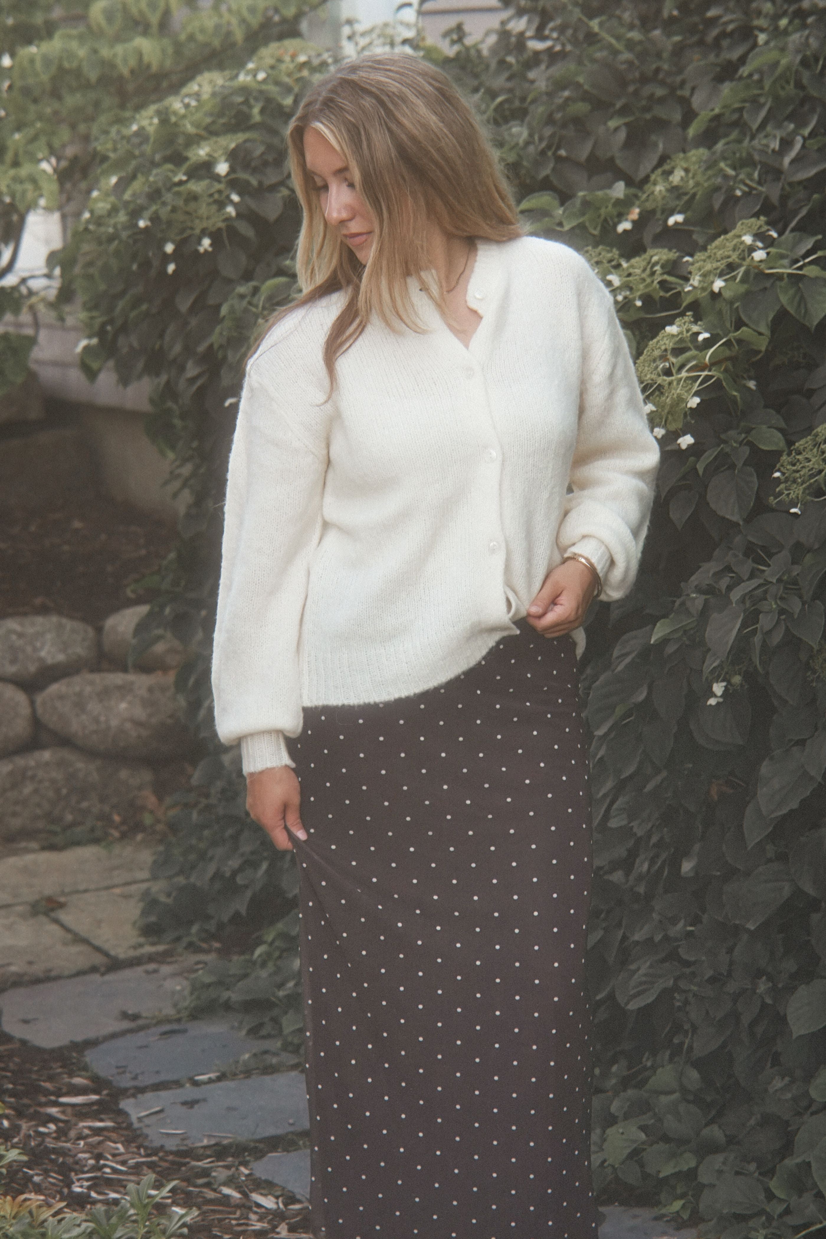 MARGOT ALPACA BLEND CARDIGAN- BIRCH