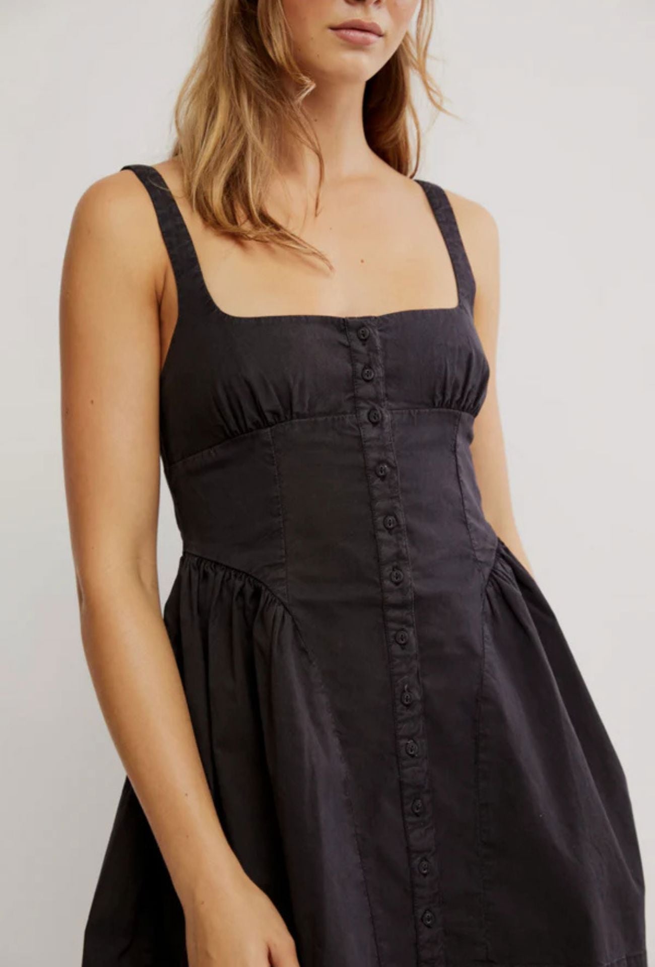 FREE PEOPLE ASTRID OXFORD MINI DRESS Dress FREE PEOPLE