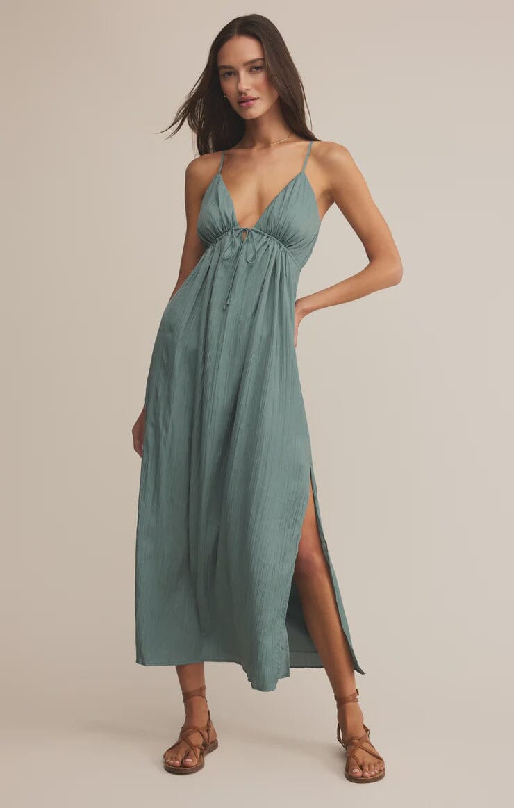 MANON SATIN MAXI DRESS, z supply