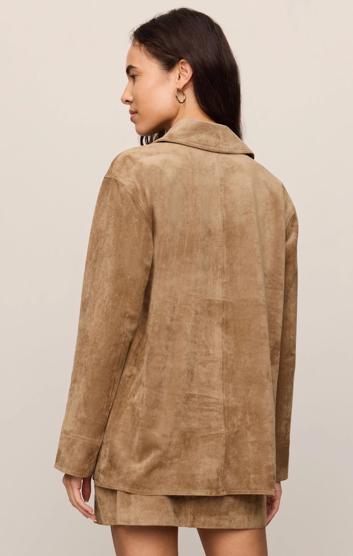 PALMER VEGAN SUEDE JACKET