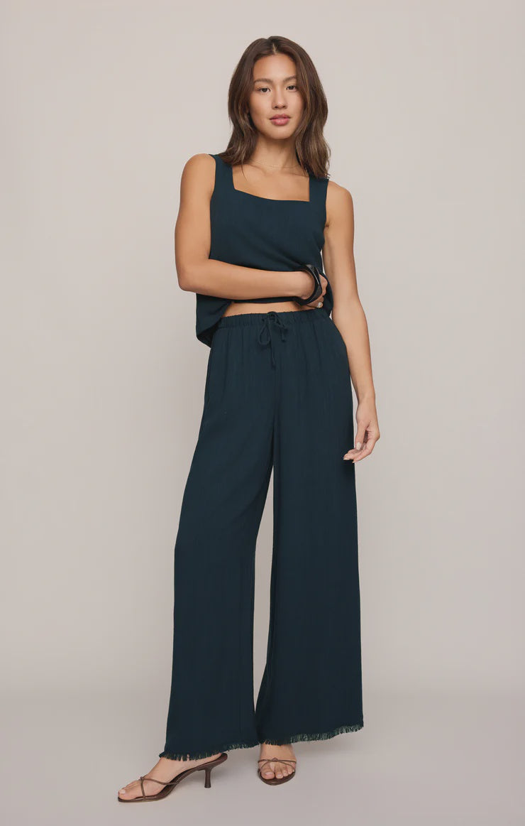 Z SUPPLY,navy linen pants women, women's linen pants, wide leg linen pants, linen blend pants women, navy wide leg pants, summer linen pants, lightweight women's pants, drawstring linen pants, relaxed fit linen trousers, women's resort wear, vacation outfits for women, breathable summer pants