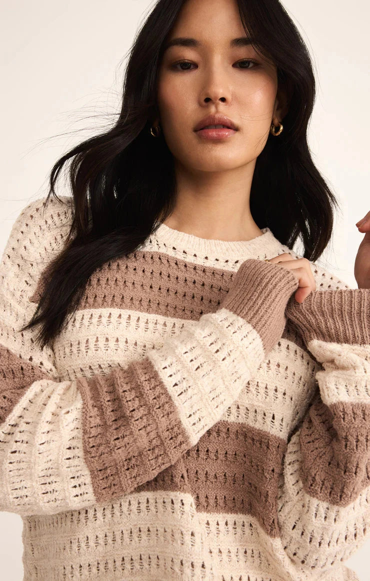 BONAPART BROWN SWEATER, z supply
