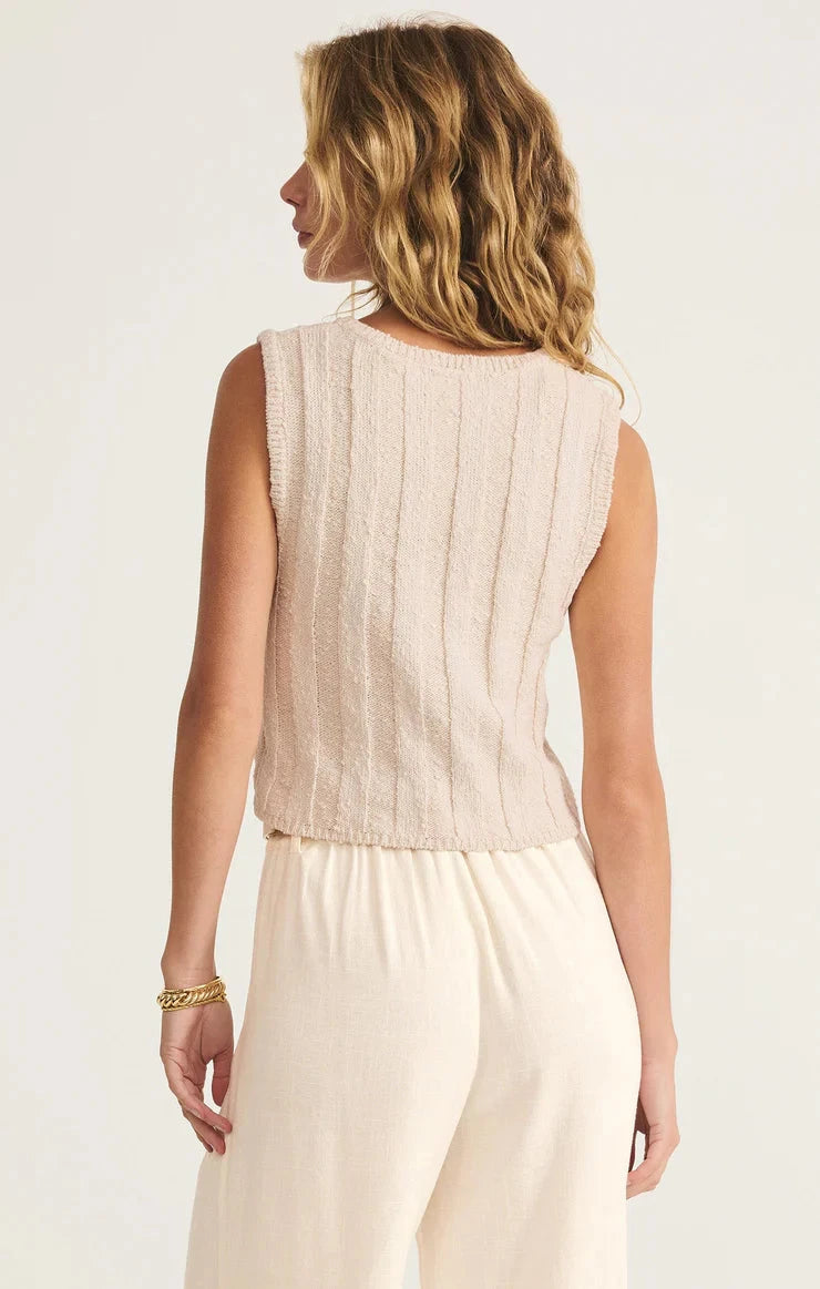 modern beige top, soft ribbed crop top